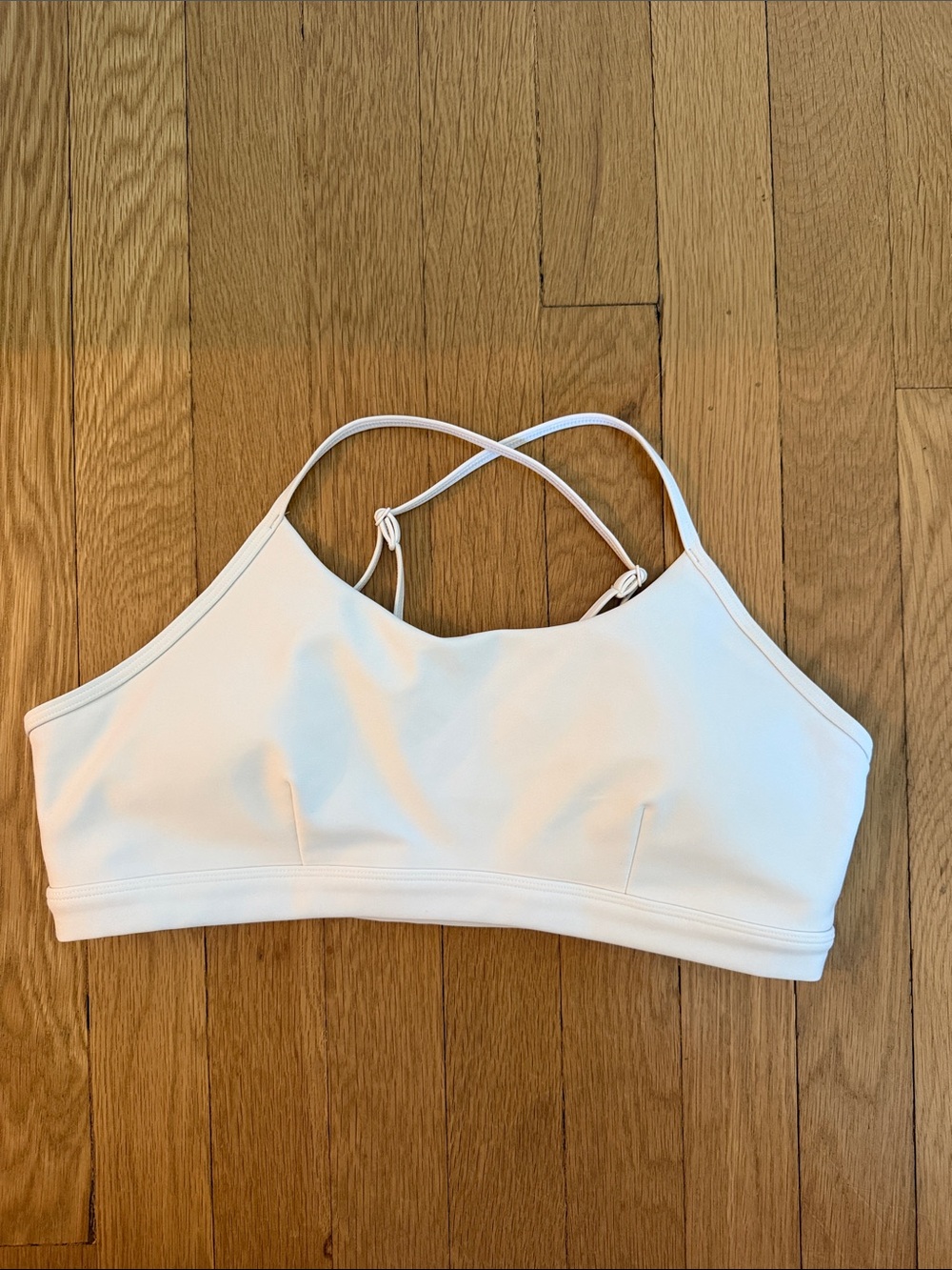 ALO Yoga White Crossback Bralette